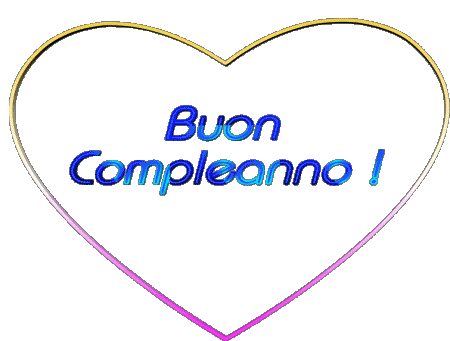 001 Cuore Buon Compleanno Italien Messages 