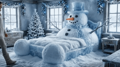 “ In bed ! ” (Christmas) A.I Mix Humor -  Fun 