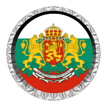 Rund - Ringe Bulgarien Europa Fahnen 