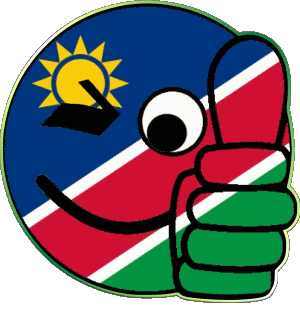 Smiley - OK Namibia Afrika Fahnen 