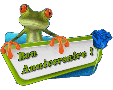 011 Animaux Bon Anniversaire Französisch Nachrichten 