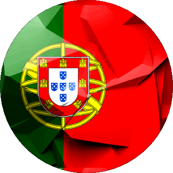 Rond Portugal Europe Drapeaux 
