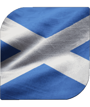 Square Scotland Europe Flags 