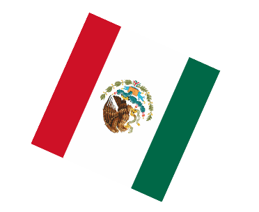 Sphere - Cube Mexique Amériques Drapeaux 