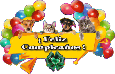 007 Animales Feliz Cumpleaños Spanish Messages 