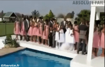 Serie 01 Weeding PEOPLE Humor -  Fun 