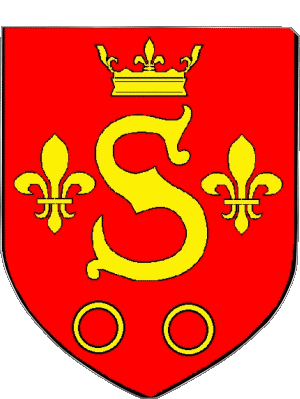 Blason-Blason SISTERON 04 Départements - Villes France Drapeaux 