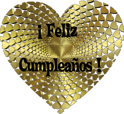 010 Corazón Feliz Cumpleaños Spanisch Nachrichten 