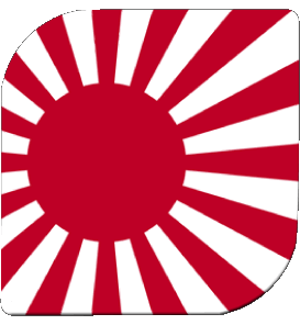 Carré Japon Asie Drapeaux 