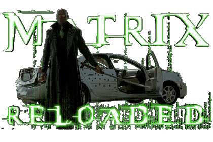 02 Reloaded Logotipo Inglés Matrix Películas Internacional Multimedia 