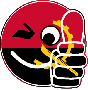 Smiley - Ok Angola Africa Flags 