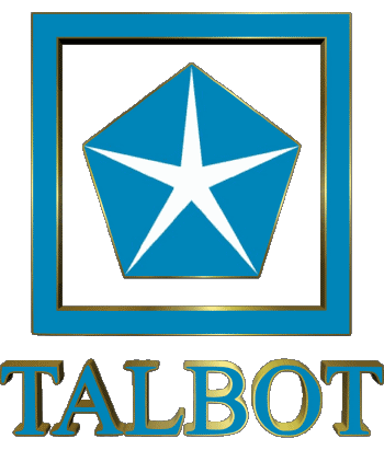 1962 - 1977-1962 - 1977 Logo Talbot Autos - Alt Transport 