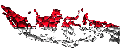 Carta Geografica Indonesia Asia Bandiere 