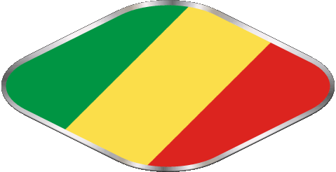 Various Congo Africa Flags 