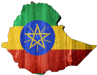 Map Ethiopia Africa Flags 