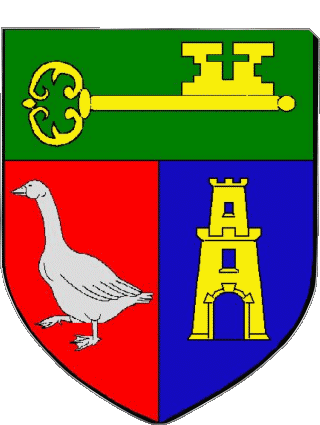 Blasón-Blasón LEUCATE 11 Departamentos - Ciudades Francia Banderas 