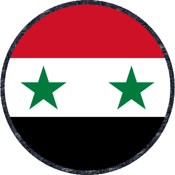 Tondo Siria Asia Bandiere 