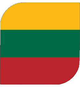 Square Lithuania Europe Flags 