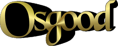 Osgood O MASCULINO - UK - USA - IRL - AUS - NZ Nombre 