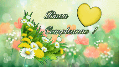 001 Fond Animé Floreale Buon Compleanno Italien Messages 