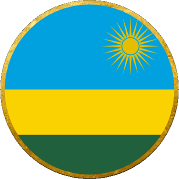 Runde Ruanda Afrika Fahnen 