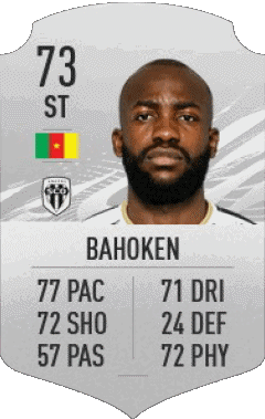 Stéphane Bahoken Kamerun F I F A - Karten Spieler Videospiele Multimedia 