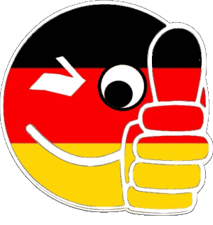 Faccina - OK Germania Europa Bandiere 