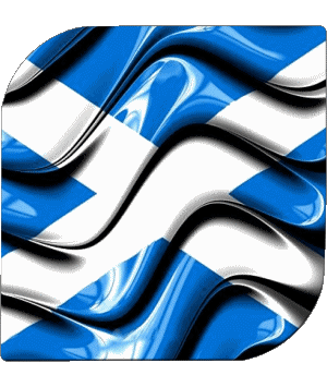 Square Scotland Europe Flags 
