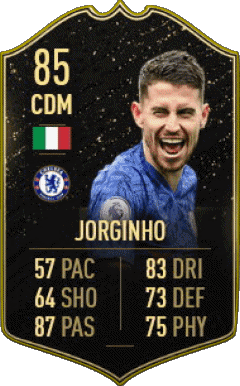 Luiz Frello Filho Jorge - Jorginho Italia F I F A - Giocatori carte Videogiochi Multimedia 