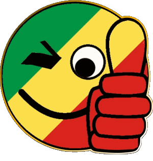 Smiley - OK Congo Africa Flags 