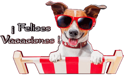 03 Fond Transparent Felices Vacaciones Espagnol Messages 