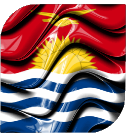 Square Kiribati Oceania Flags 