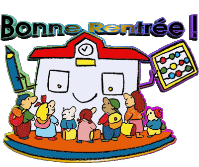 07 Fond Transparent Bonne Rentrée Français Messages 