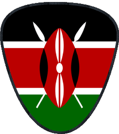 Forme 01 Kenya Afrique Drapeaux 