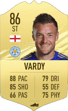 Jamie Vardy England F I F A - Karten Spieler Videospiele Multimedia 