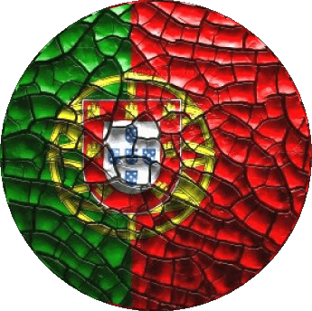 Rond Portugal Europe Drapeaux 