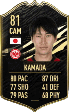 Daichi Kamada Japon F I F A - Joueurs Cartes Jeux Vidéo Multi Média 