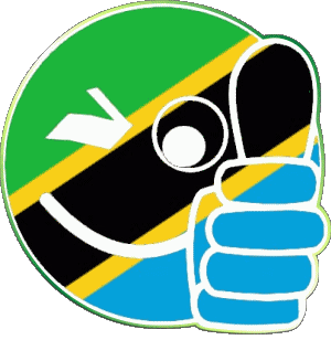Smiley - OK Tanzania África Banderas 