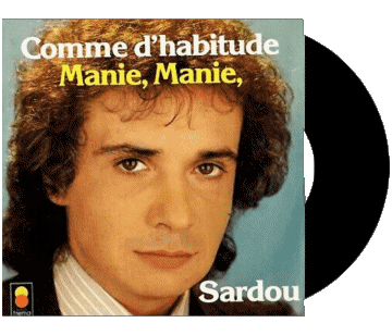 Comme d'habitude - Manie Manie-Comme d'habitude - Manie Manie Michel Sardou 70' France Compilation Music Multi Media 