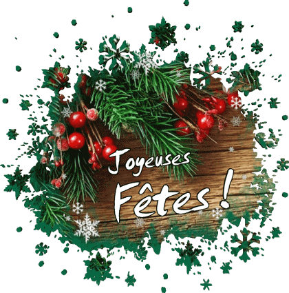 Serie 06 Joyeuses Fêtes (Noël) Francés Mensajes 