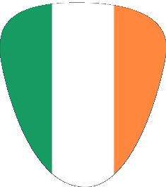 Forme Irlande Europe Drapeaux 