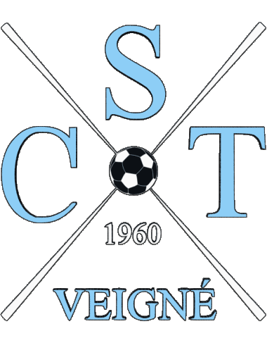 CST Veigné 37 - Indre-et-Loire Centre-Val de Loire FootBall Club France Logo Sports 