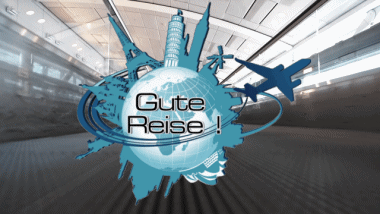 003 Sfondo animato Gute Reise Tedesco Messagi 