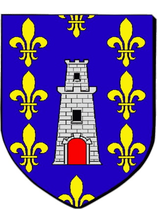 Wappen-Wappen MONTDIDIER 80 Abteilungen - Städte Frankreich Fahnen 