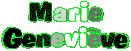 Marie Geneviève M Composed FEMININE - France First Names 