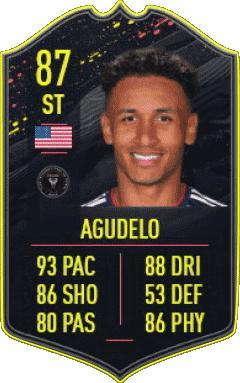 Juan Agudelo U S A F I F A - Joueurs Cartes Jeux Vidéo Multi Média 