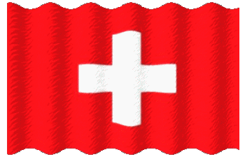 Ondulación Suiza Europa Banderas 