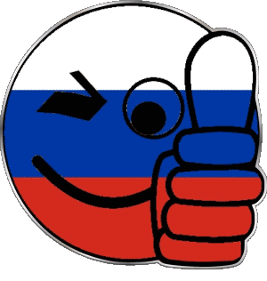 Smiley - OK Rusia Europa Banderas 