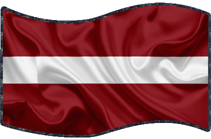 Rectángulo Letonia Europa Banderas 