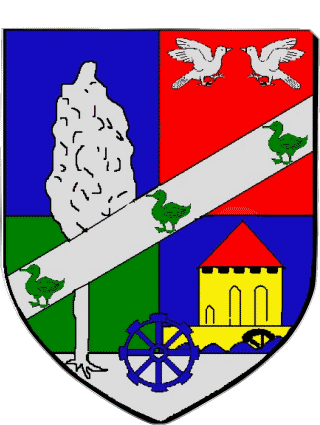 Blasone-Blasone LA COURNEUVE 93 Dipartimenti - Città Francia Bandiere 